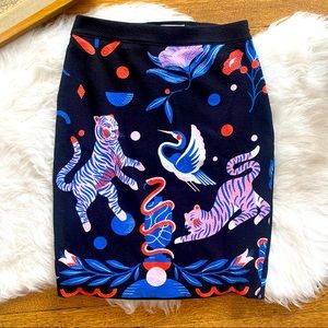 BNWT Anthro Super Nice Letters Julie Sweater Skirt